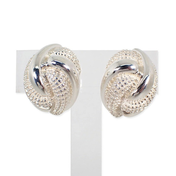 TIFFANY 925 Twisted Rope Earrings